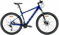 Велосипед 27.5" Leon XC-70 AM HDD (2022) синий с серым