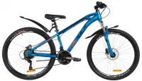 Велосипед 26" Formula DAKAR HDD 2019 синий с оранжевым (м) с крылом