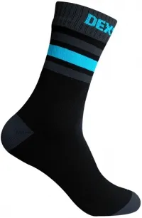 Носки водонепроницаемые Dexshell Ultra Dri Sports, с голубой полосой
