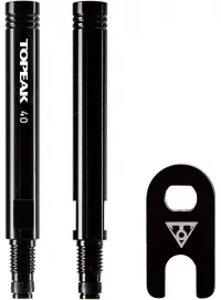 Подовжувач Topeak Valve Extender, aluminum, for extending 40mm of two piece type Presta Valve, 2 pcs, including one alloy Valve Core Tool