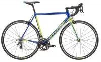 Велосипед 28" Cannondale SuperSix EVO Tiagra Carbon 2017 сине-желтый