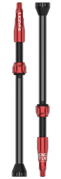 Ніпелі Lezyne CNC TLR Valves (2 pcs) Red