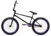 Велосипед BMX 20" Stolen SINNER FC XLT LHD (2021) 21.0" BLACK W/ VIOLET