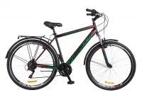 Велосипед 28" Formula Horizont, черно-зеленый с красным матовый 2018