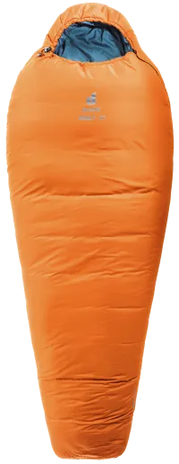 Спальник DEUTER Orbit-5° SL (9316) mandarine-slateblue левый