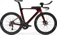 Велосипед 28" Merida TIME WARP TRI LIMITED (2025) burgundy red