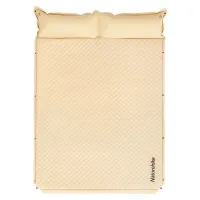 Коврик самонадувающийся двухместный Naturehike CNK2300DZ014, 30 мм, beige