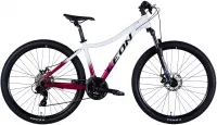 Велосипед 27.5" Leon XC Lady 105 DD CS (2025) белый с малиновым
