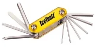 Ключ ICE TOOLZ 94A5 складной 10 инструментов Compact-10