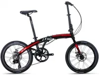 Велосипед 20" Trinx Dolphin 1.0 (2021) Black-White-Red