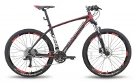 Велосипед PRIDE XC-650 PRO 1.0 2016 черно-красный матовый