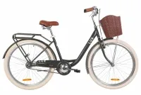 Велосипед 26" Dorozhnik LUX (2020) антрацитовый