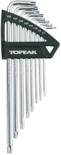 Шестигранники Topeak Torx Wrench Set, T7/T9/T10/T15/T20/T25/T27/T30, 8 tools
