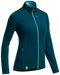 Термокофта ICEBREAKER Cascade LS Zip stripe WMN night overdye/glacier