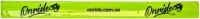 Светоотражающая полоска ONRIDE Тим 3х34см желтая