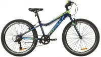 Велосипед 24" Formula ACID 1.0 индиго с салатовым и голубым (2020)