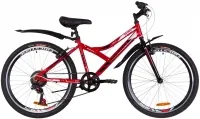 Велосипед 24" Discovery FLINT Vbr 2019 красно-белый с черным