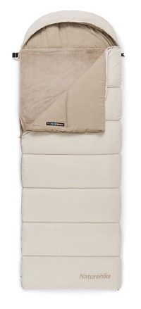 Спальный мешок Naturehike BE400 CNK2300SD021 (-1/6°C) 220 см (правый), beige