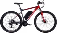 Велосипед 29" Formula eF-1 DD CS 48B 17.5А*г 500Вт (2025) червоно-сріблястий