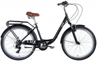 Велосипед 26" Dorozhnik LUX AM (2024) чорний (м)
