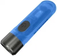 Фонарь ручной наключный Nitecore TIKI GITD (Osram P8 + UV, 300 лм, 7 реж., USB), люминесцентный, blue