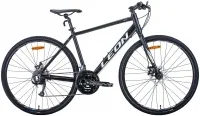 Велосипед 28" Leon HD-80 DD (2020) черно-белый (м)