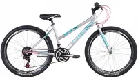 Велосипед 26" Discovery PASSION (2021) антрацитово-розовый с бирюзовым (м)