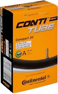 Камера 20" Continental Compact Tube A34 (32-406->47-451) (140g)