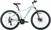 Велосипед 27.5" Leon XC-LADY AM DD (2022) білий з бірюзовим