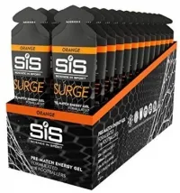 Гель енергетичний SiS Surge Gel + Caffeine 60ml, Orange (30шт.)