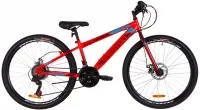 Велосипед 26" Discovery ATTACK DD 2019 красный акцент с синим