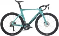 Велосипед 28" Bianchi Road Oltre Comp Ultegra Di2 12s (2025) metallic celeste/black full glossy
