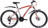 Велосипед 26" Discovery TREK AM DD (2021) сіро-червоний (матовий)