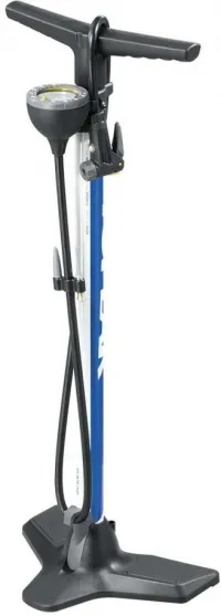 Насос напольный Topeak JoeBlow Race floor pump, 200psi/14bar, SmartHead EX w/air release, blue