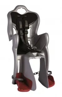Кресло BELLELLI B1 clamp до 22кг (серый с красным) на багажник