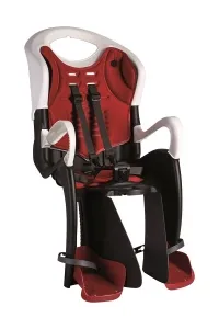 Кресло BELLELLI Tiger Clamp до 22кг (черно-белый с красн подкладкой) на багажник