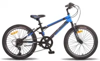 Велосипед PRIDE JACK 6 2015 черно-синий матовый