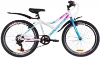 Велосипед 24" Discovery FLINT Vbr 2019 бело-голубой с розовым