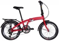 Велосипед 20" Dorozhnik ONYX Vbr (2022) красный матовый