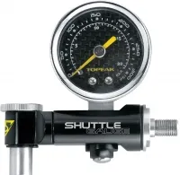 Манометр Topeak Shuttle Gauge, 300psi/20.7bar, With Hard Shell Bag, use as pump gauge or measurement gauge