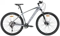 Велосипед 29" Leon TN-60 AM HDD (2022) сірий з чорним та синім (м)