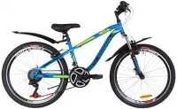 Велосипед 24" Discovery FLINT AM Vbr 2019 синий с зеленым (м)