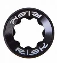 Гайка RISK M20 для шатунов Shimano с интегр. осью алюминиевая черная