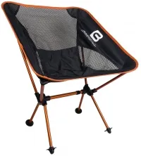 Кемпінгове крісло BaseCamp Compact, 50x58x56 см, black/orange