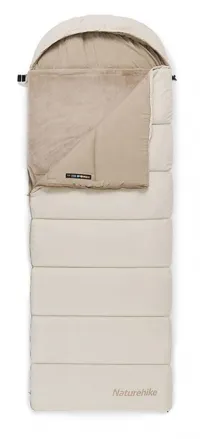 Спальный мешок Naturehike BE400 CNK2300SD021 (-1/6°C) 220 см (левый), beige