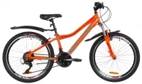 Велосипед 24" Formula FOREST AM 2019 оранжево-бирюзовый с крылом