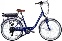 Велосипед 26" Dorozhnik eLUX Vbr FR 36B 12.5А*г 500Вт (2025) сиреневый 