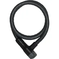 Замок панцирный трос ABUS 6615K/120 Microflex Black SCMU