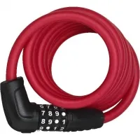 Замок трос спиральный ABUS 5510C/180 Numero Red SCMU