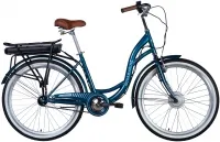 Велосипед 26" Dorozhnik eAQUAMARINE BH 36B 12.5А*г 350Вт (2025) темно синий